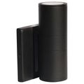 Product Image of 1 Light LED Small Up or Down Sconce Fixture Black Finish 10W 120/277V