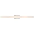 Product Image of Bend LED Large Vanity Brushed Nickel Finish w/ White Acrylic