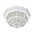Product Image of LED Spider Cage Fixture White Finish w/ Frosted Glass