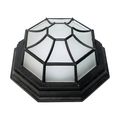 Product Image of LED Spider Cage Fixture Black Finish w/ Frosted Glass