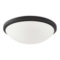 Product Image of Button LED 11" Flush Mount Fixture Black Finish