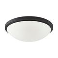 Product Image of Button LED 17" Flush Mount Fixture Black Finish