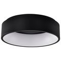 Product Image of Orbit, 20W LED Flush Mount, CCT Selectable 3000K/4000K/5000K, Black Finish