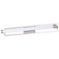 Product Image of Canal Large Vanity LED Brushed Nickel Finish White Acrylic Lens