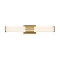 Product Image of Caper LED Vanity Brushed Brass w/ Frosted Lens