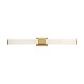 Product Image of Caper LED Vanity Brushed Brass w/ Frosted Lens
