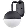 Product Image of Atmosphere 6W LED Medium Wall Lantern Matte Black w/ White Opal Glass