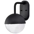 Product Image of Atmosphere 6W LED Medium Wall Lantern Matte Black w/ Clear Seeded Glass