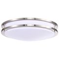 Product Image of Glamour LED 17" Flush Mount Fixture Brushed Nickel Finish CCT Selectable 3K/4K/5K