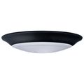 Product Image of 7" LED Disk Light 5-CCT Selectable 27K/3K/35K/4K/5K Black Finish (Pack of 2)