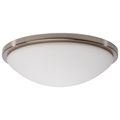 Product Image of Button 17 Inch LED Flush Mount Fixture Brushed Nickel Finish CCT Selectable 120 Volts