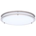Product Image of Glamour, LED 17" Flush Mount, Brushed Nickel Finish, 27K/3K/35K/4K/5K CCT Selectable