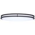 Product Image of Glamour, LED 32" Oval Flush Mount, Black Finish, 27K/3K/35K/4K/5K CCT Selectable