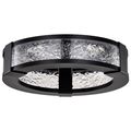 Product Image of Darrow 13 Inch LED Flush Mount Matte Black Acrylic Panels
