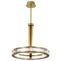 Product Image of Darrow 24 Inch LED Pendant Vintage Brass Textured Acrylic Panels