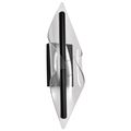 Product Image of Geneva 24 Inch LED Large Wall Sconce Matte Black Silk Screened Acrylic Lens