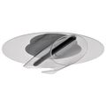 Product Image of Geneva 18 Inch LED Flush Mount Matte Black Silk Screeened Acrylic Lens