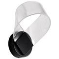 Product Image of Barnett 8 Inch LED Wall Sconce Matte Black Silk Screened Acrylic Lens