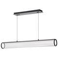 Product Image of Vale 43 Inch LED Island Pendant Matte Black Silk Screened Acrylic Lens
