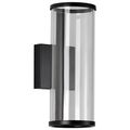 Product Image of Vale 5 Inch LED Sconce Matte Black Silk Screened Acrylic Lens