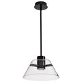 Product Image of Edmond 14 Inch LED Pendant Matte Black w/ Clear Glass