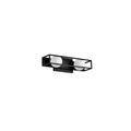 Product Image of Jenkins 16 Inch 2 Light LED Vanity Matte Black w/ Frosted Glass