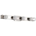 Product Image of Jenkins 32 Inch 4 Light LED Vanity Brushed Nickel w/ Frosted Glass