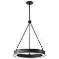 Product Image of Longford 20 Inch LED Pendant Textured Black Acrylic Lens