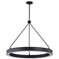 Product Image of Longford 30 Inch LED Pendant Textured Black Acrylic Lens