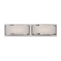 Product Image of Mercer (2) LED Wall Sconce Frosted Glass Polished Nickel Finish
