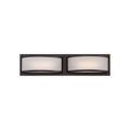 Product Image of Mercer (2) LED Wall Sconce Frosted Glass Georgetown Bronze Finish