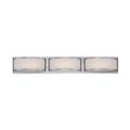Product Image of Mercer (3) LED Wall Sconce Frosted Glass Brushed Nickel Finish