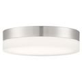 Product Image of Pi 14" Flush Mount LED Fixture Brushed Nickel Finish w/ Etched Glass