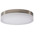 Product Image of Pi 14 Inch LED Flush Mount Brushed Nickel Finish Frosted Etched Glass CCT Selectable 120 Volts