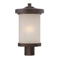 Product Image of Diego LED Outdoor Post w/ Satin Amber Glass
