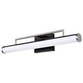 Product Image of Solano LED Medium Vanity Black and Brushed Nickel Finish White Acrylic Lens