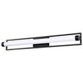 Product Image of Canal LED Large Vanity Matte Black Finish White Acrylic Lens