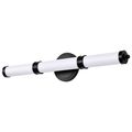 Product Image of Kagen LED Medium Vanity Matte Black Finish White Acrylic Lens