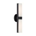 Product Image of Bond Double LED Vanity 17.5 inches Aged Bronze Finish White Acrylic Lens