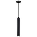 Product Image of Century 12 Watt 16" LED Pendant Matte Black and Brushed Nickel Finish