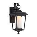 Product Image of Essex 6.5" Wall Lantern Sterling Black Finish