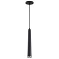Product Image of Melrose 12 Watt 16" LED Pendant Matte Black and Brushed Nickel Finish