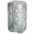 Product Image of 4" L x 2" W x 1-1/2" D Steel Utility Box w/ 1/2" Knockouts