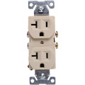 Product Image of Ivory Electrical Duplex Receptacle (20A, 125V)