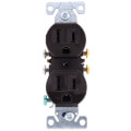 Product Image of Brown Residential Electrical Duplex Receptacle (15A, 125V)