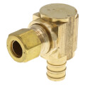 Product Image of 1/2" Crimpex x 3/8" OD Comp Mini-Ball Elbow, Lead Free (Rough Brass)