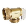 Product Image of Female Swivel Hose x Male Hose and Angled Mini-Ball Hose Valve (Lead Free)