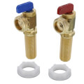 Product Image of 1/2" Fem. Solder Longshank x Male Hose Outlet Box Valve w/ Shank Nut, Lead Free (Pack of 2)
