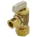 Product Image of 1/2" Nom Comp. (5/8" OD) x 3/8" OD Comp. Angle Stop Valve, Lead Free (Rough Brass)