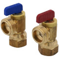 Product Image of 1/2" FIP Male Hose Boiler Drain, Pack of 2, Lead Free (Rough Brass)